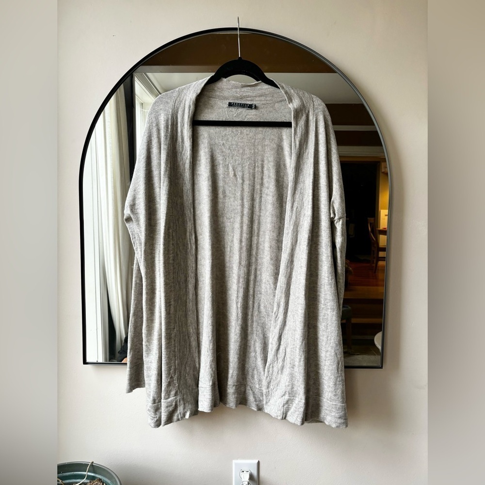 Peruvian Connection | Pima cotton baby alpaca cardigan | size large
